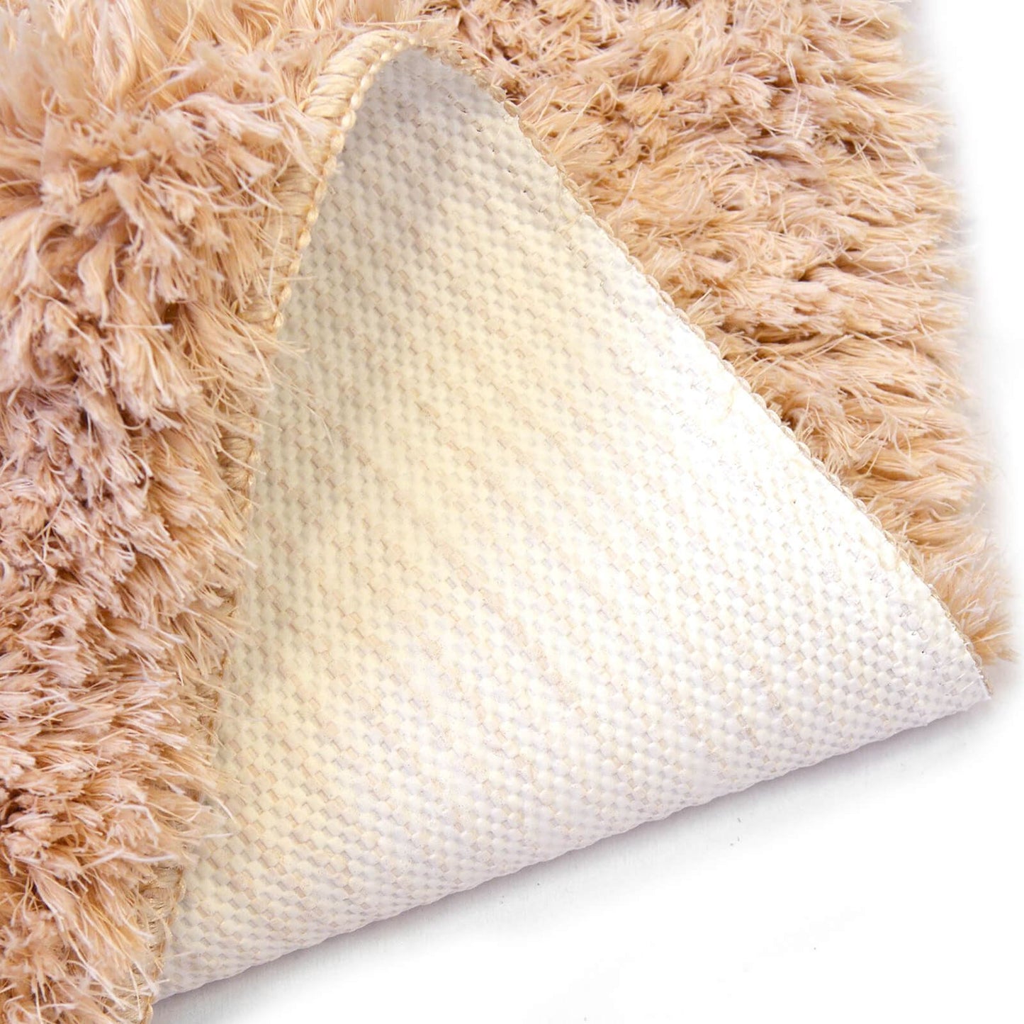 Soft Washable Cosy Champagne Plain Rug