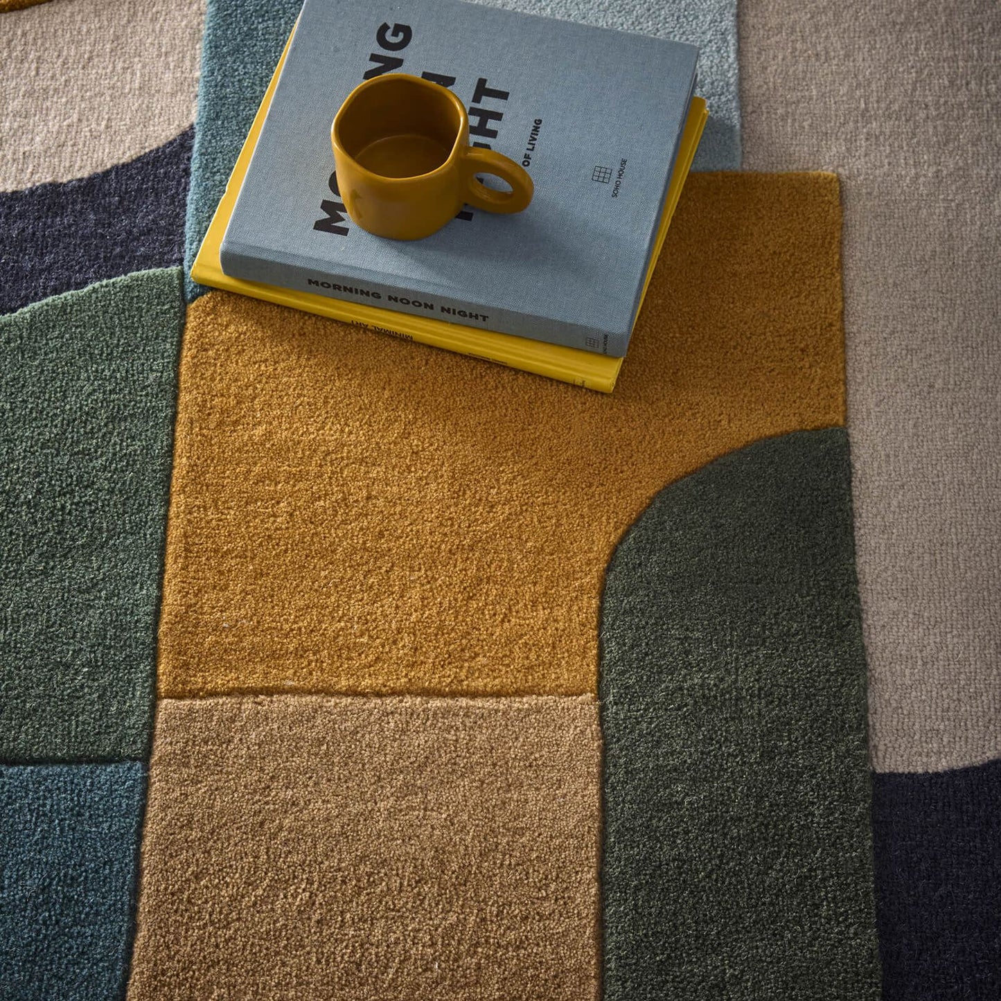 Origins Retro Deco Blue Rug