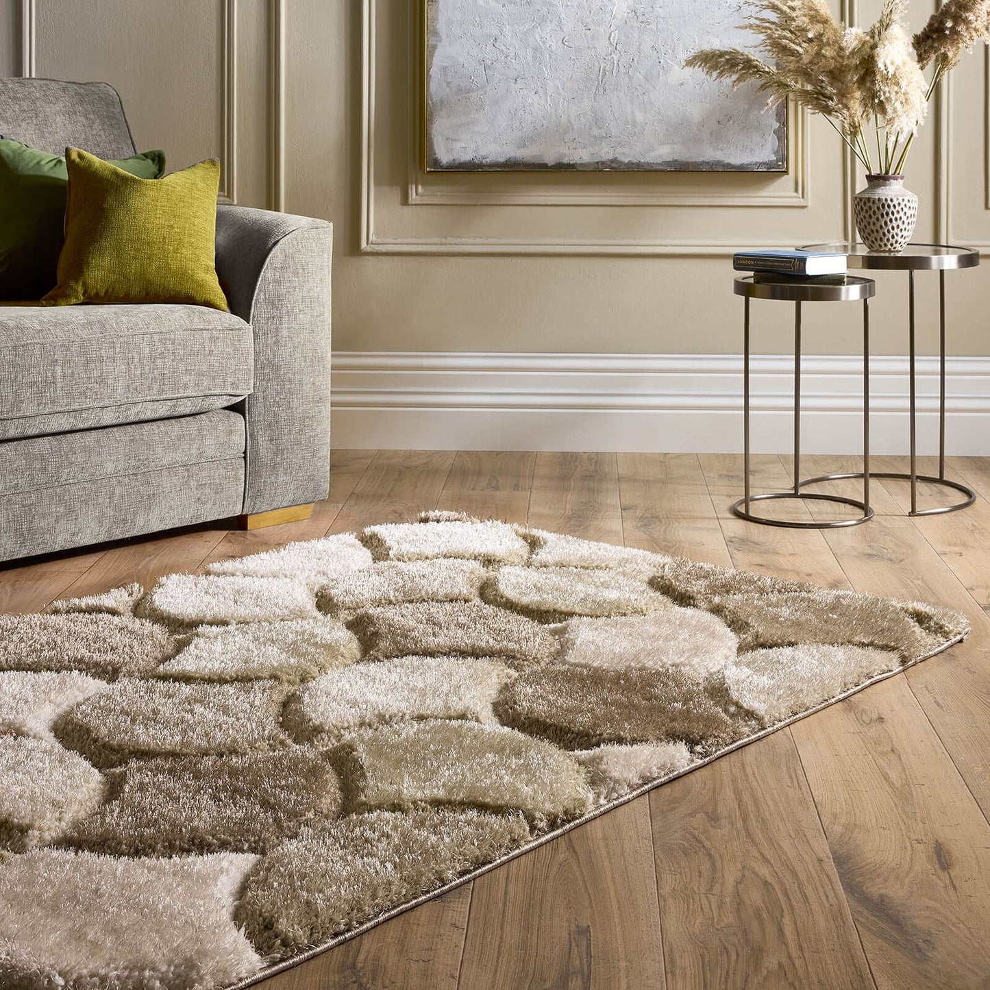 Origins 3D Scallop Neutral Rug