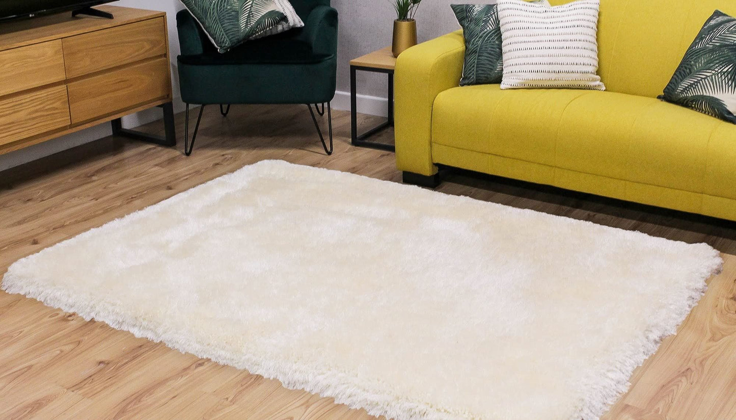 Mayfair Plain Ivory Rugs