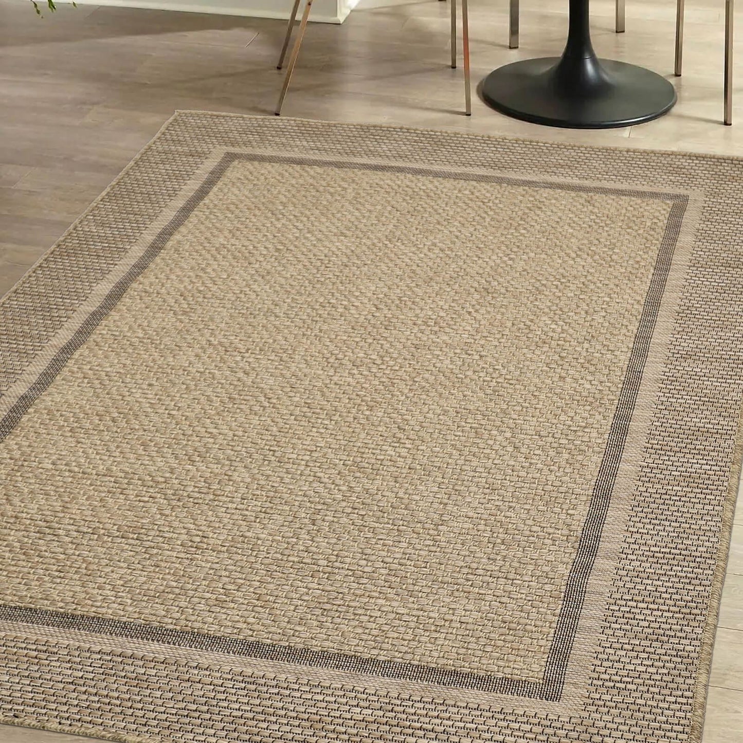 Summer Border Latte Rug