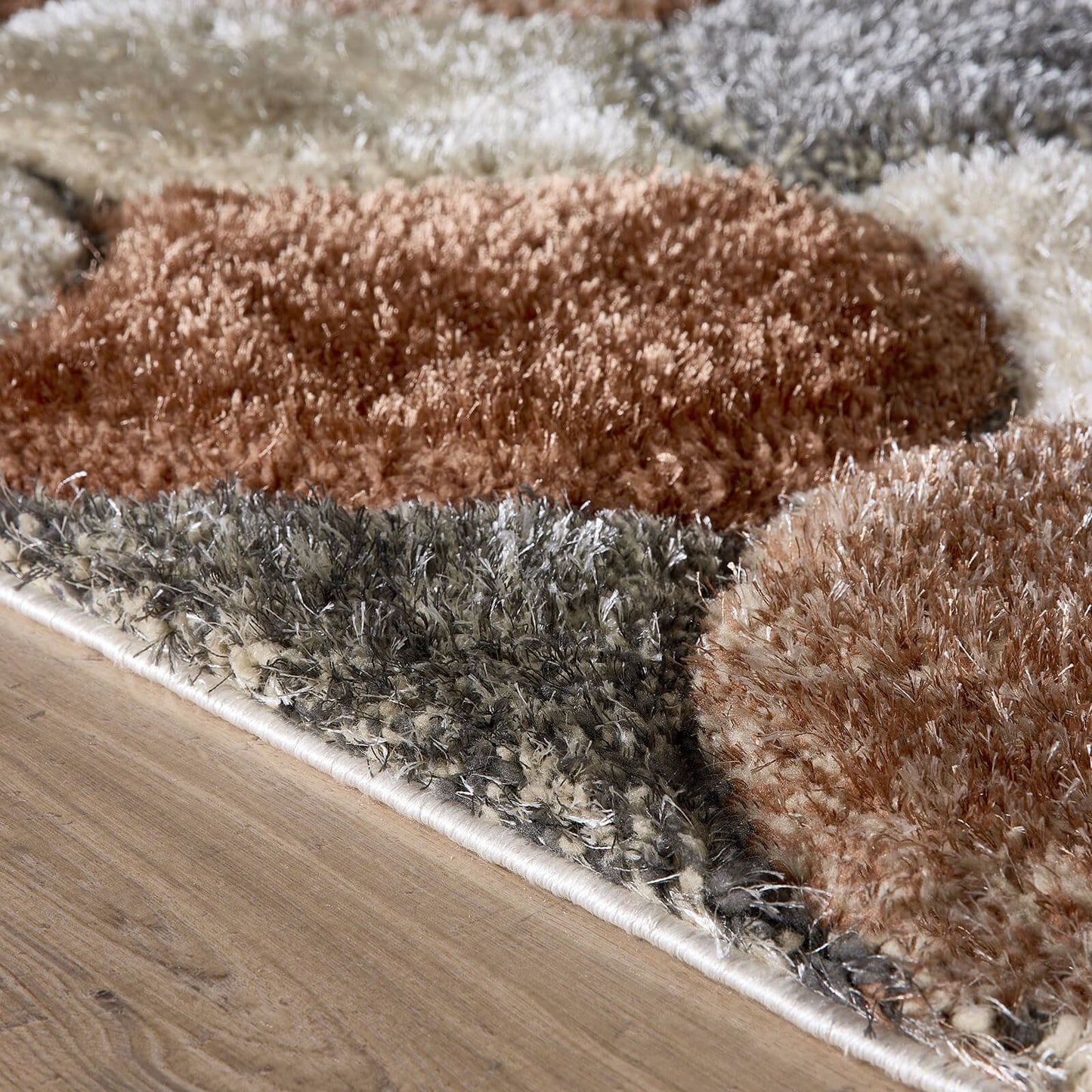 Origins 3D Scallop Ox Red Terracotta Rug