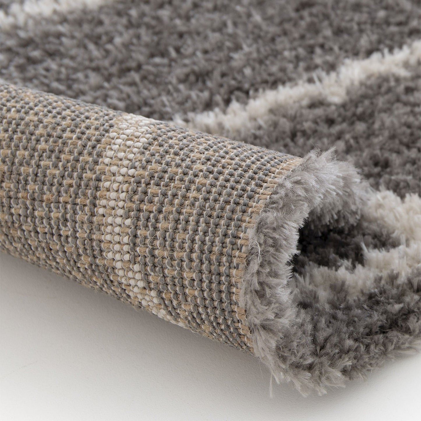 Halo Squiggle Grey Swirl Rug