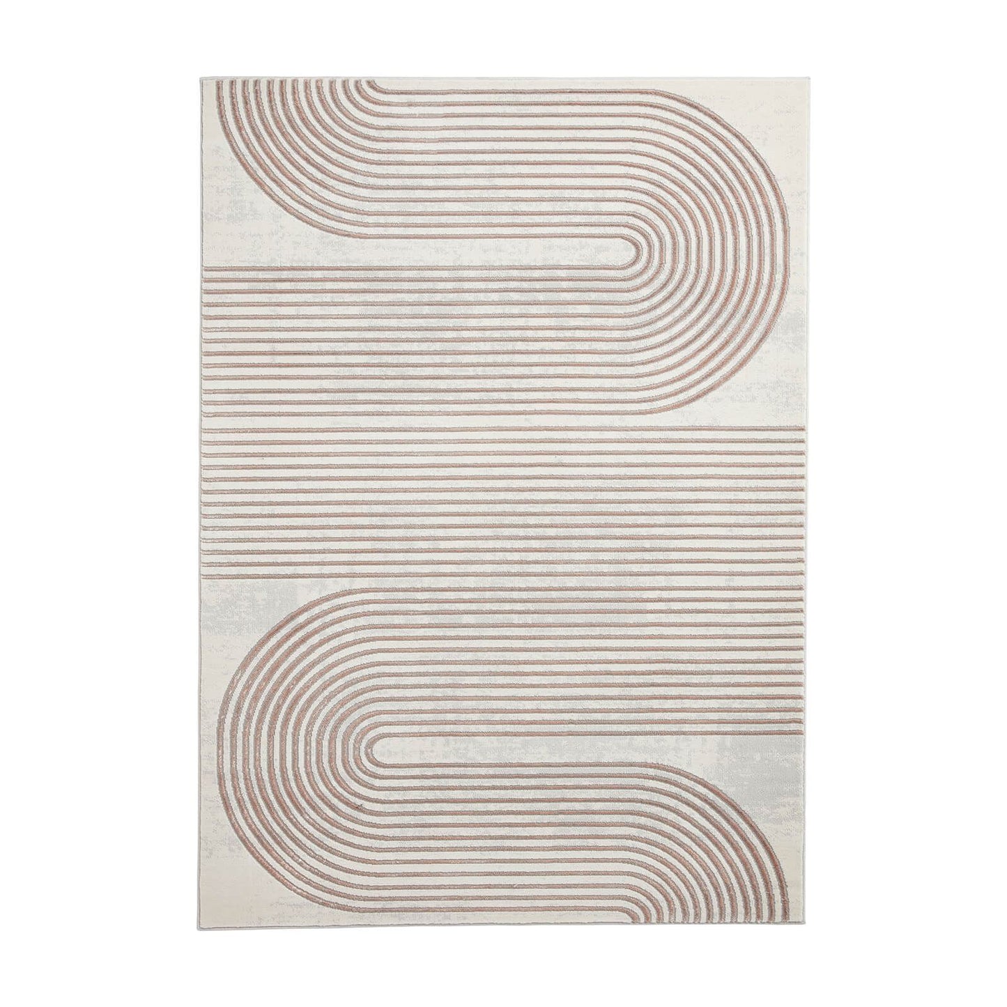 Apollo 2683 Grey/Rose Modern Rug