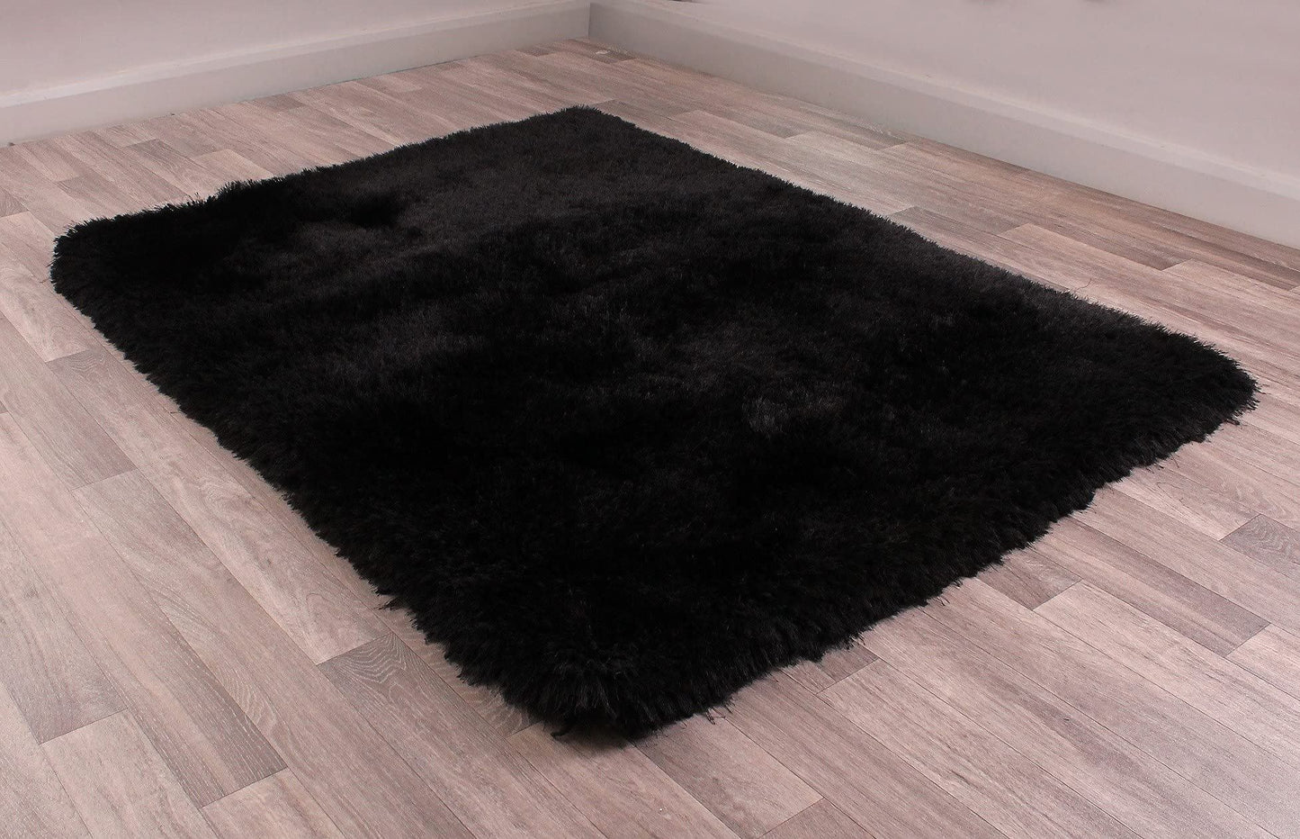 Mayfair Plain Black Rugs