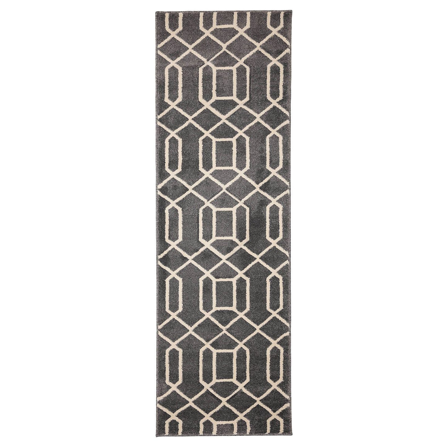 Newport Grey Lattice Rug