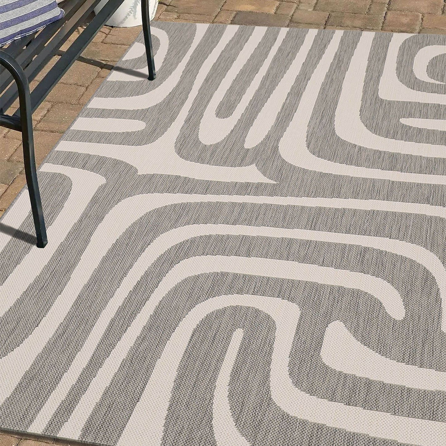 County Zebra Grey Animal Rug