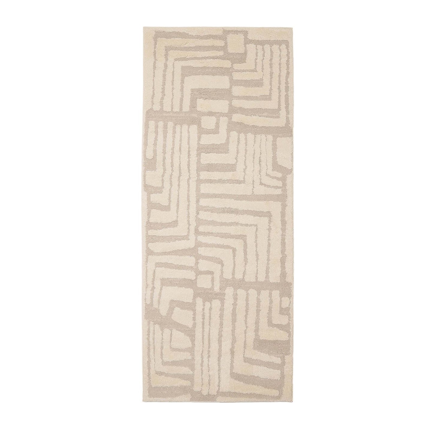 Ava Illusion Cream Semi Plain Rug