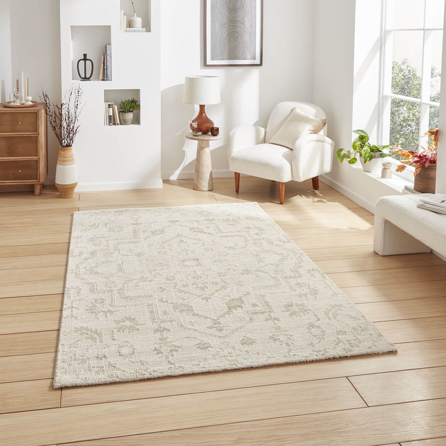 Geneva 64615 Cream Berber Rug