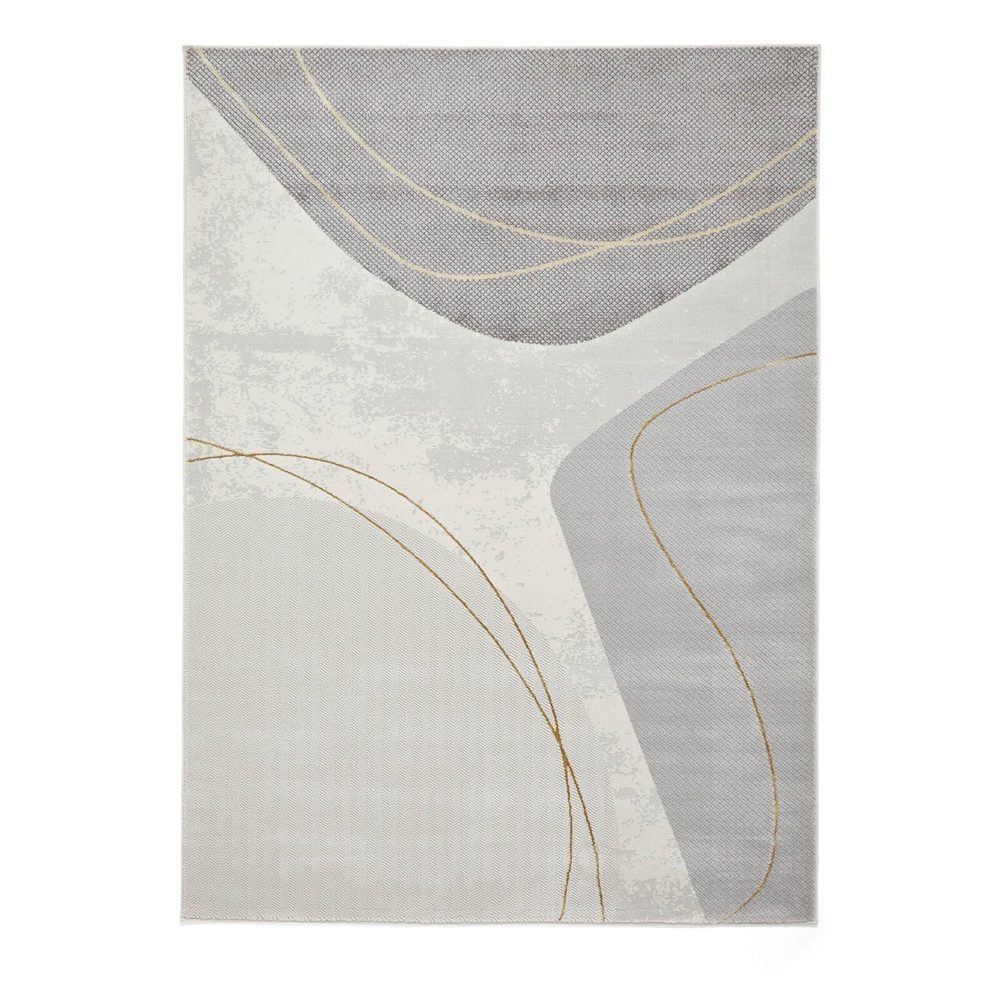 Apollo E9974 Grey/Gold Modern Abstract Rug