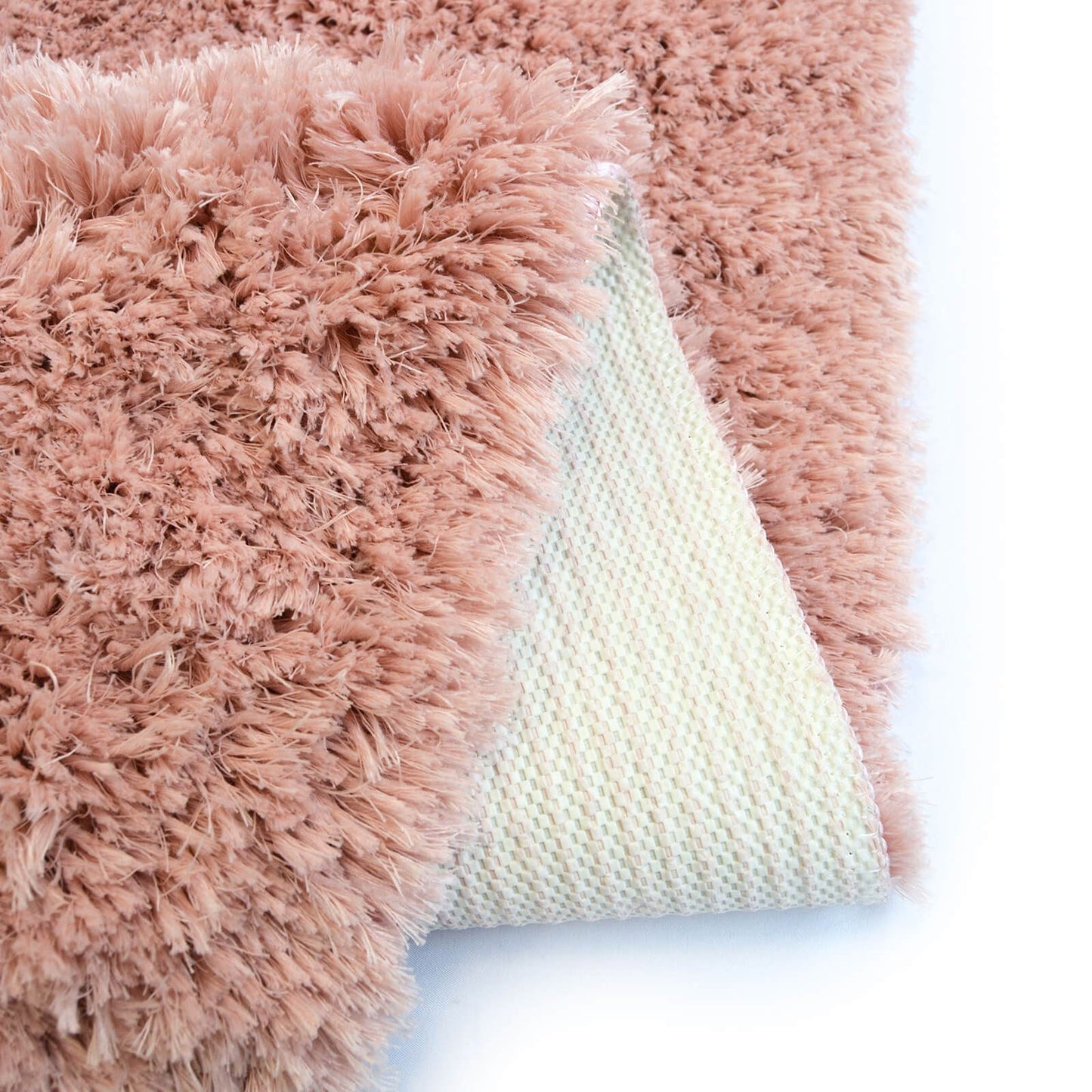 Soft Washable Cosy Pink Plain Rug