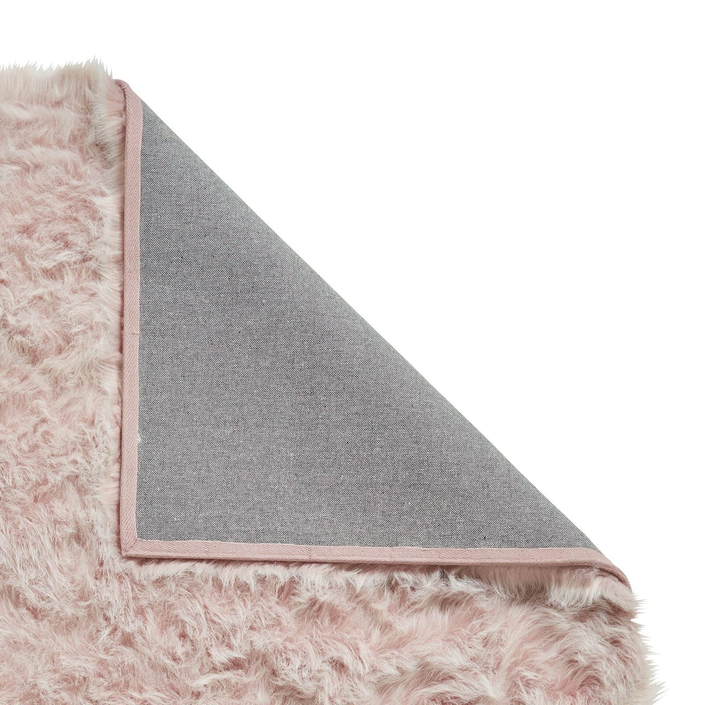 Polar Plush Rose Soft Shaggy Rug - 160 x 220cm (5ft 3" x 7ft 3")