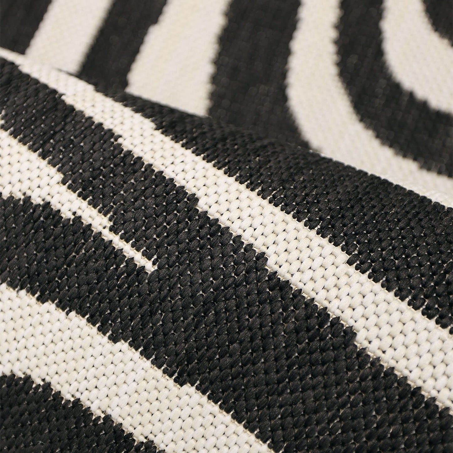 County Zebra Black Animal Rug
