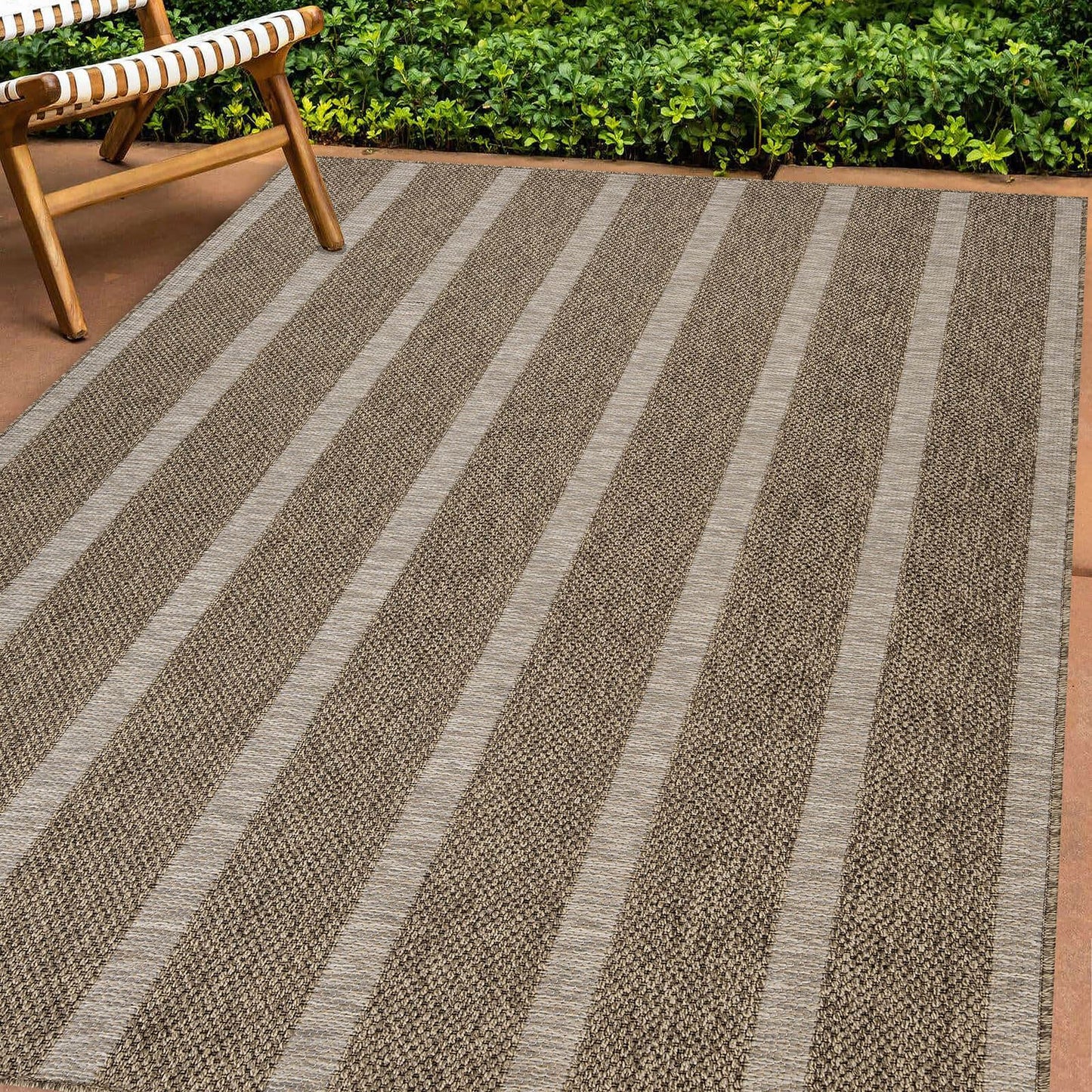 Summer Stripe Natural Rug
