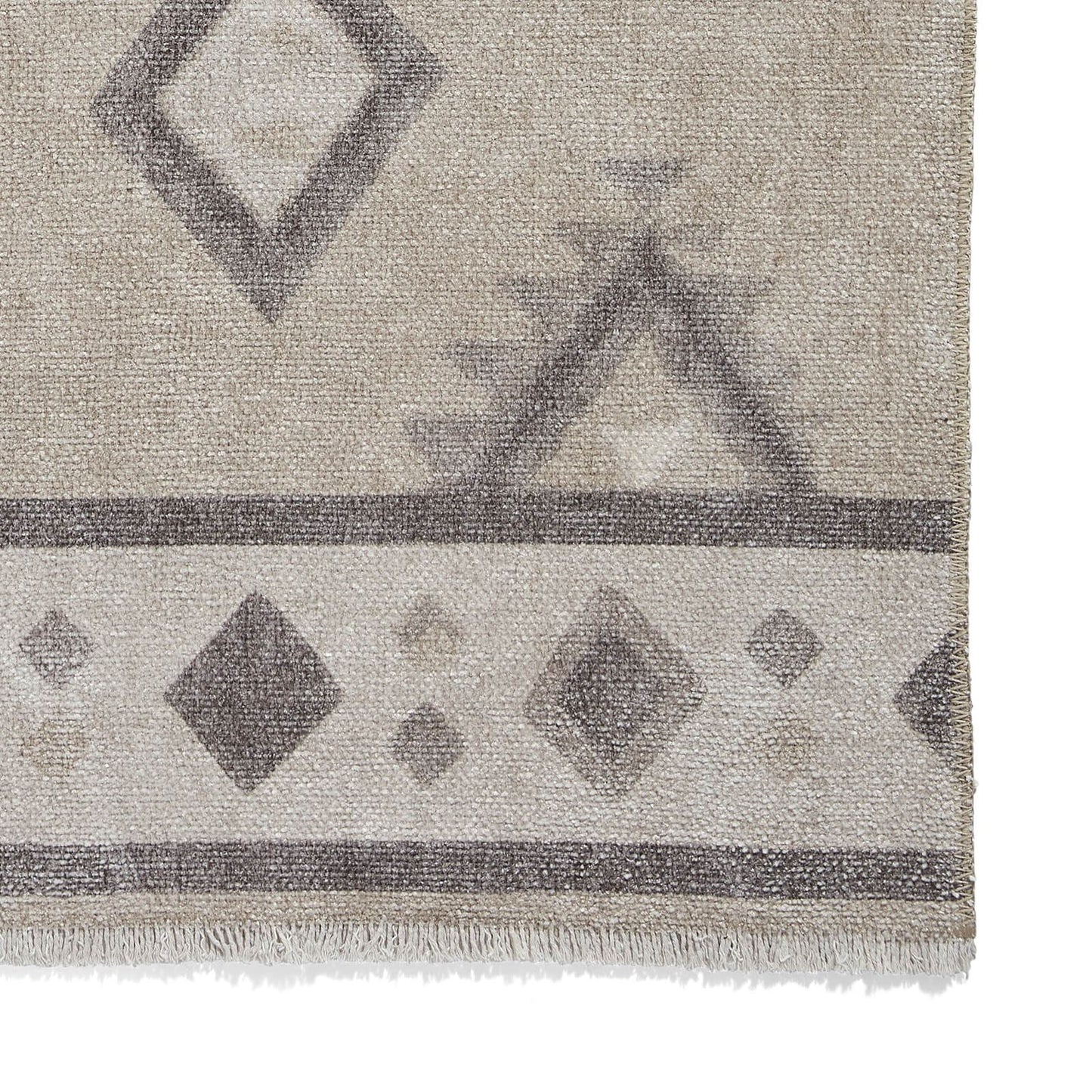 Whisper H1066 Beige Modern Washable Rug
