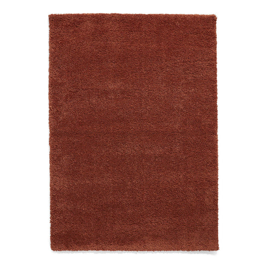 Sierra 9000 Terracotta Plain Shaggy Rug