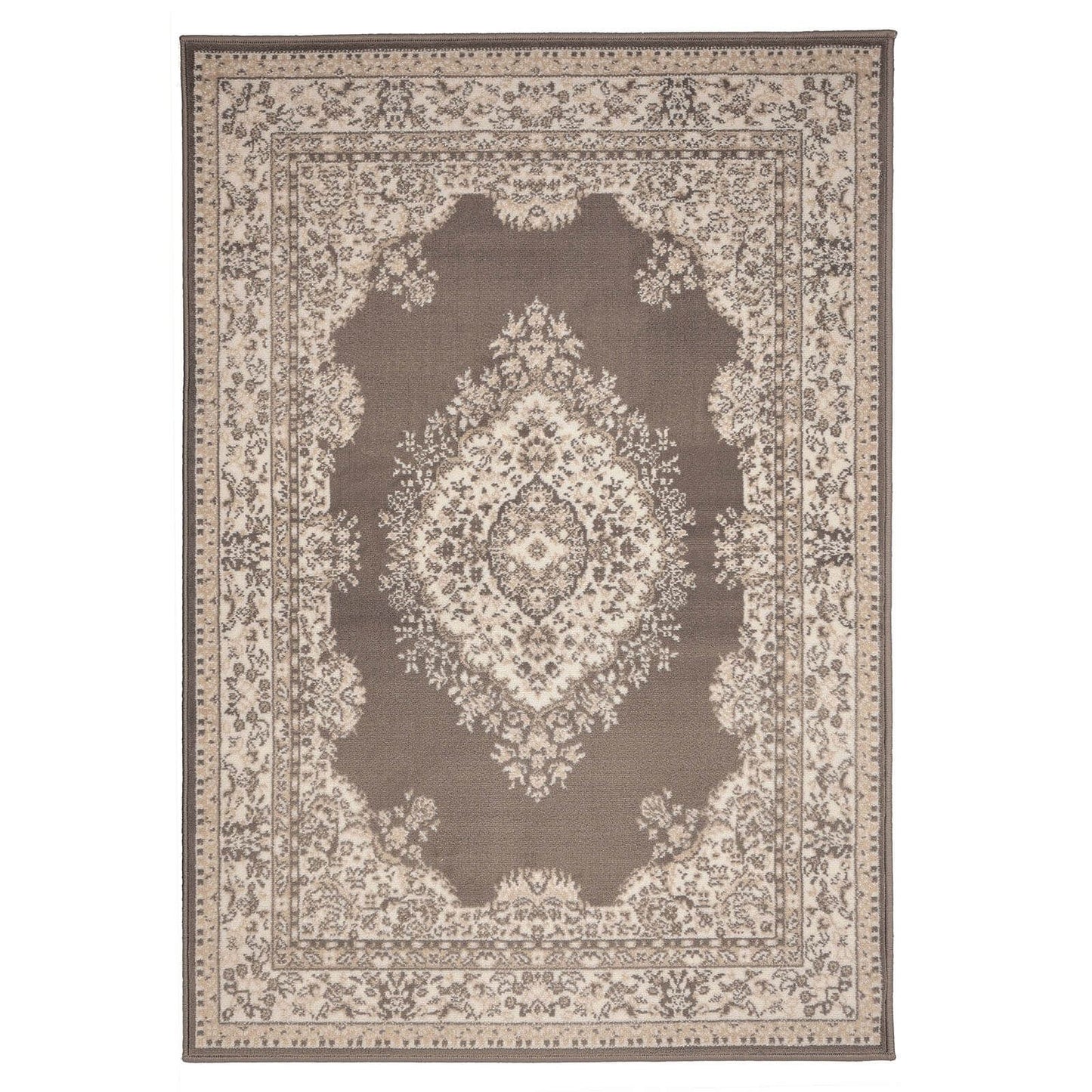 Maestro Taupe Traditional Rug - 060 X 110cm (2ft 0" x 3ft 6")