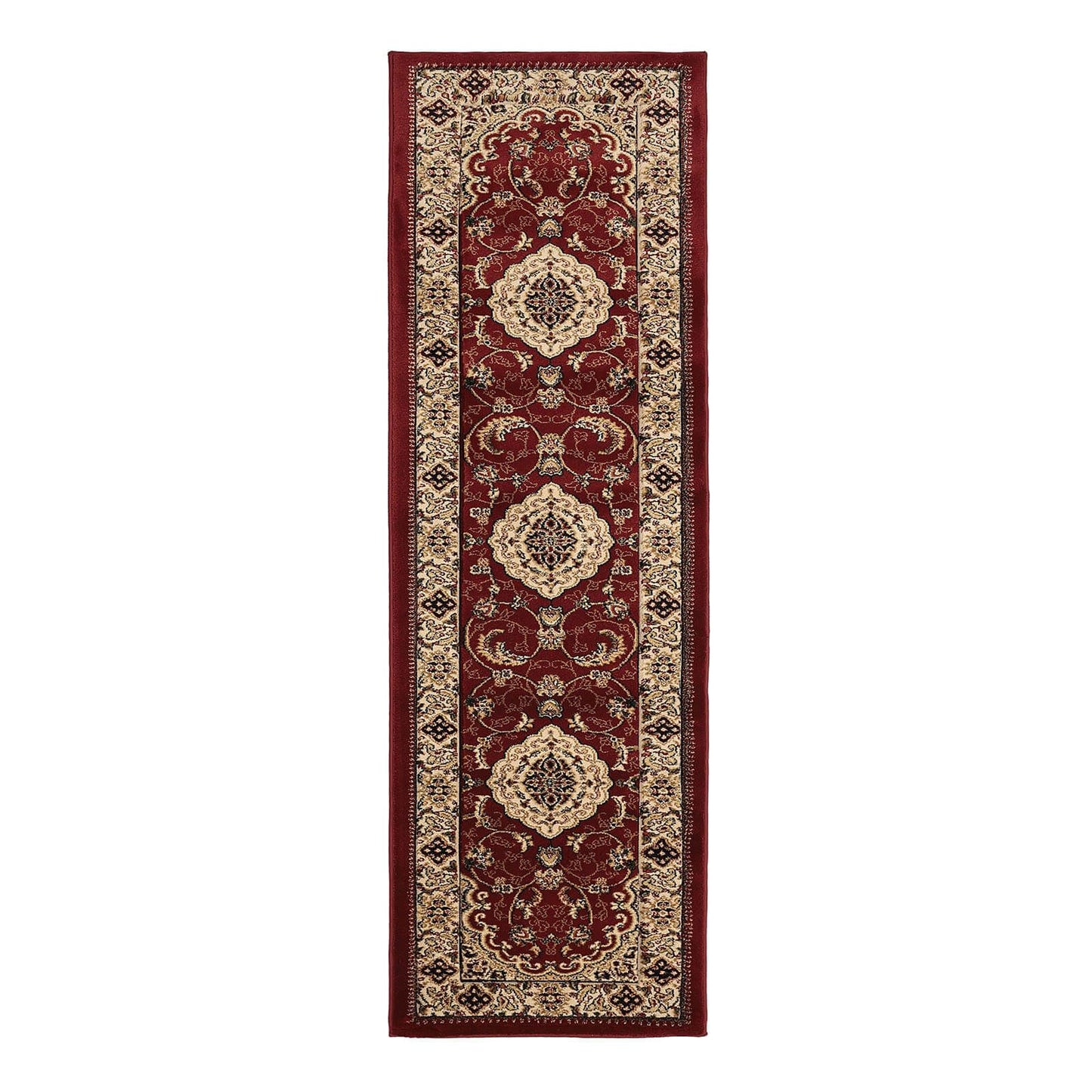 Victoria Traditional Red Classical Rug