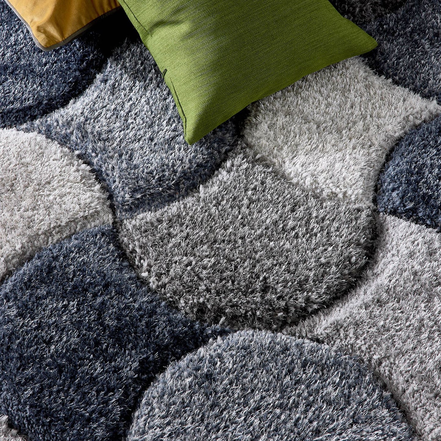 Origins 3D Scallop Navy Rug