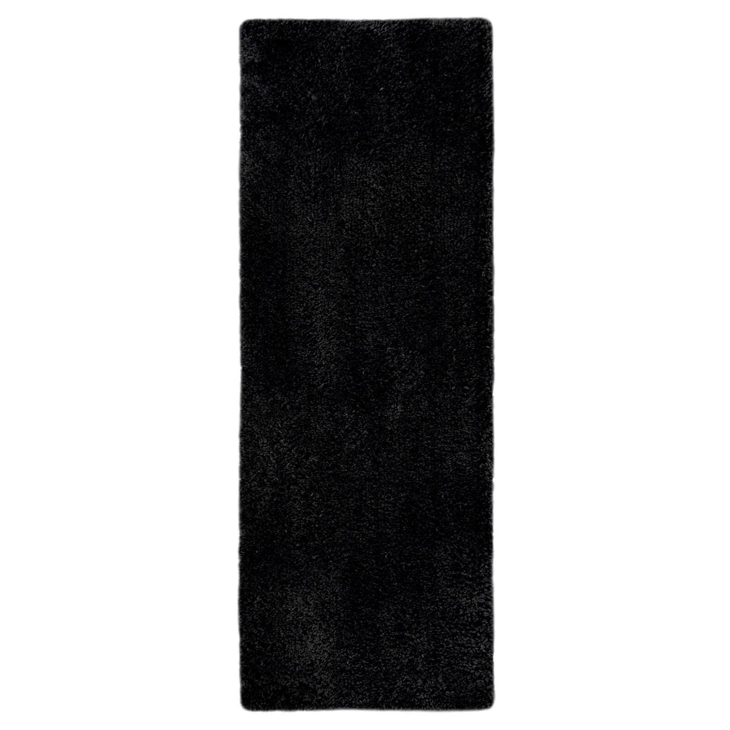 Snug Black Plain Rug