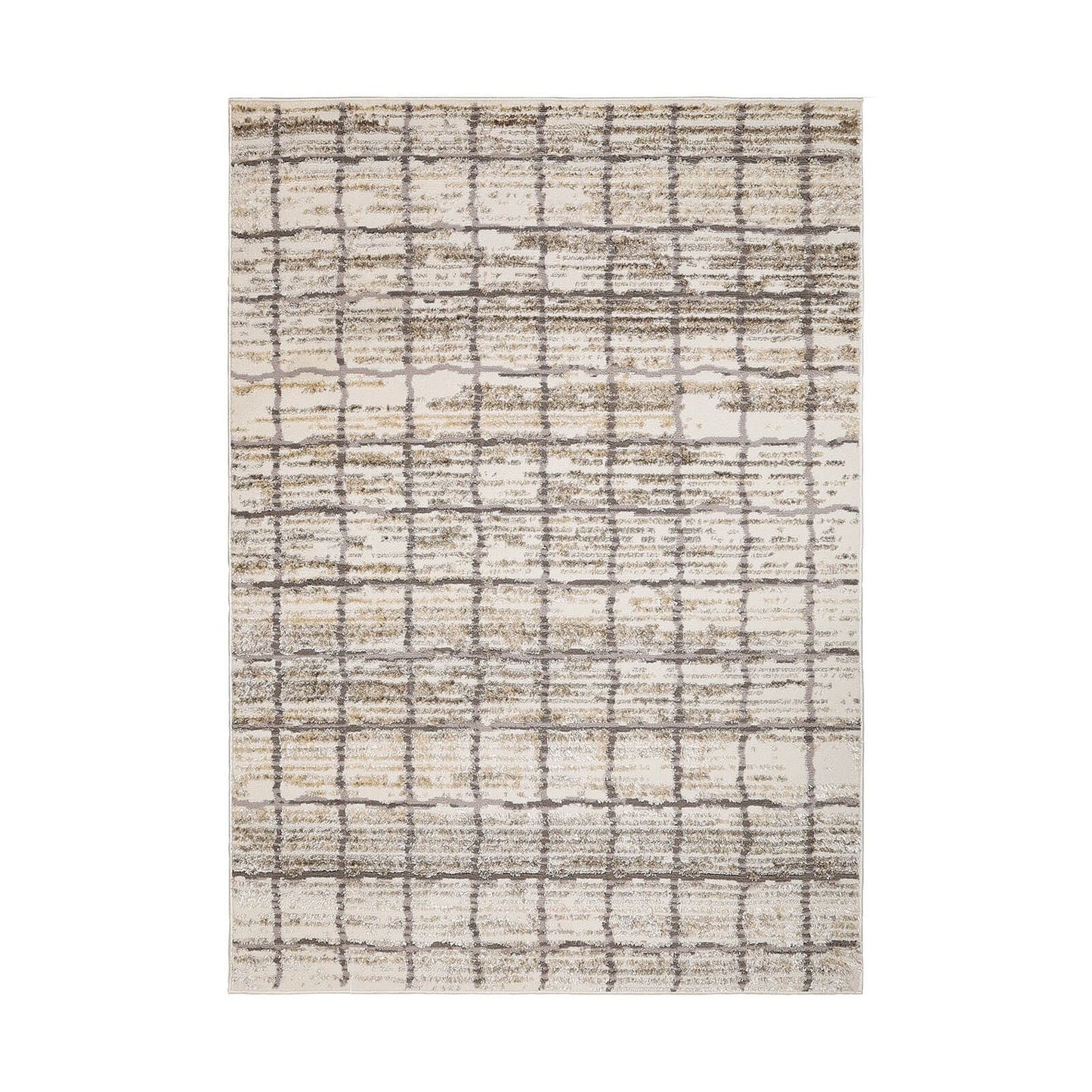 Cadiz Lines Semi Plain Grey Rug