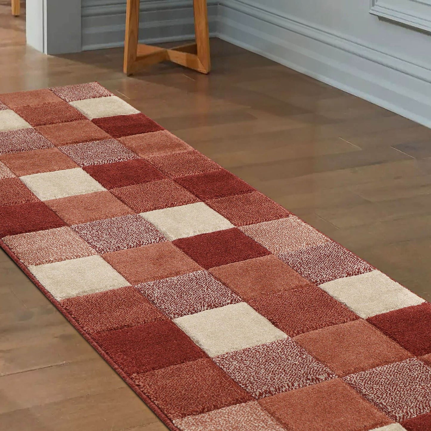 Newport Blocks Terracotta Blocks Rug