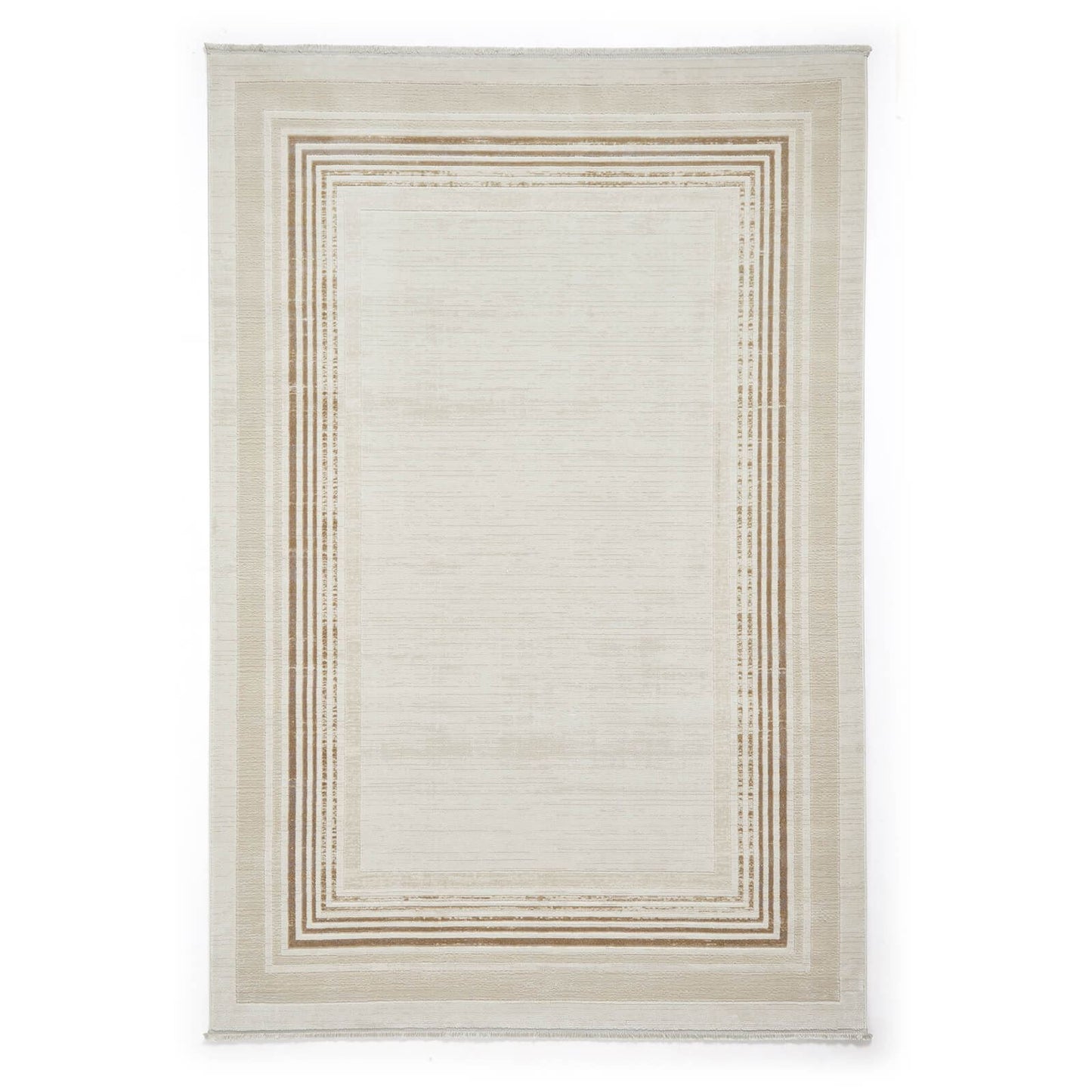 Mirage MR38 Cream Modern Abstract Rug - 200 x 290cm (6ft 6" x 9ft 6")