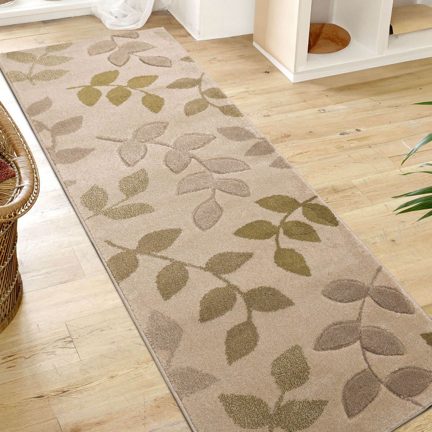 Newport Green Leafs Rug