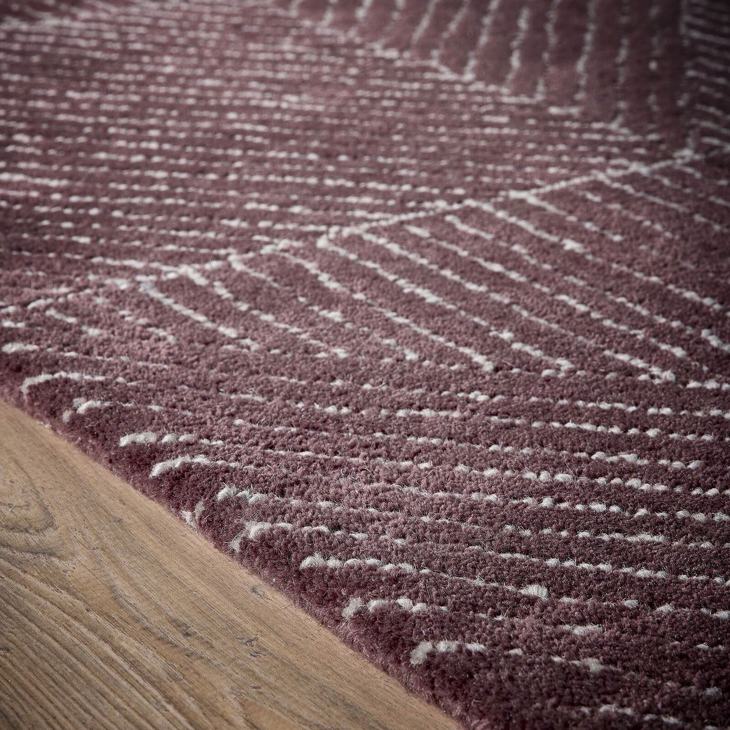 Origins Geometric Berry Rug