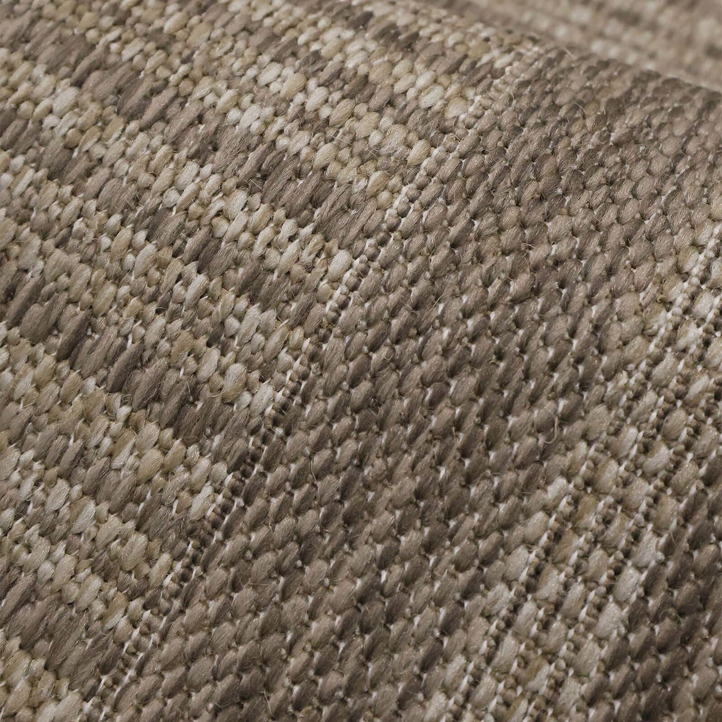 Flatweave Gel Border Latte Rug