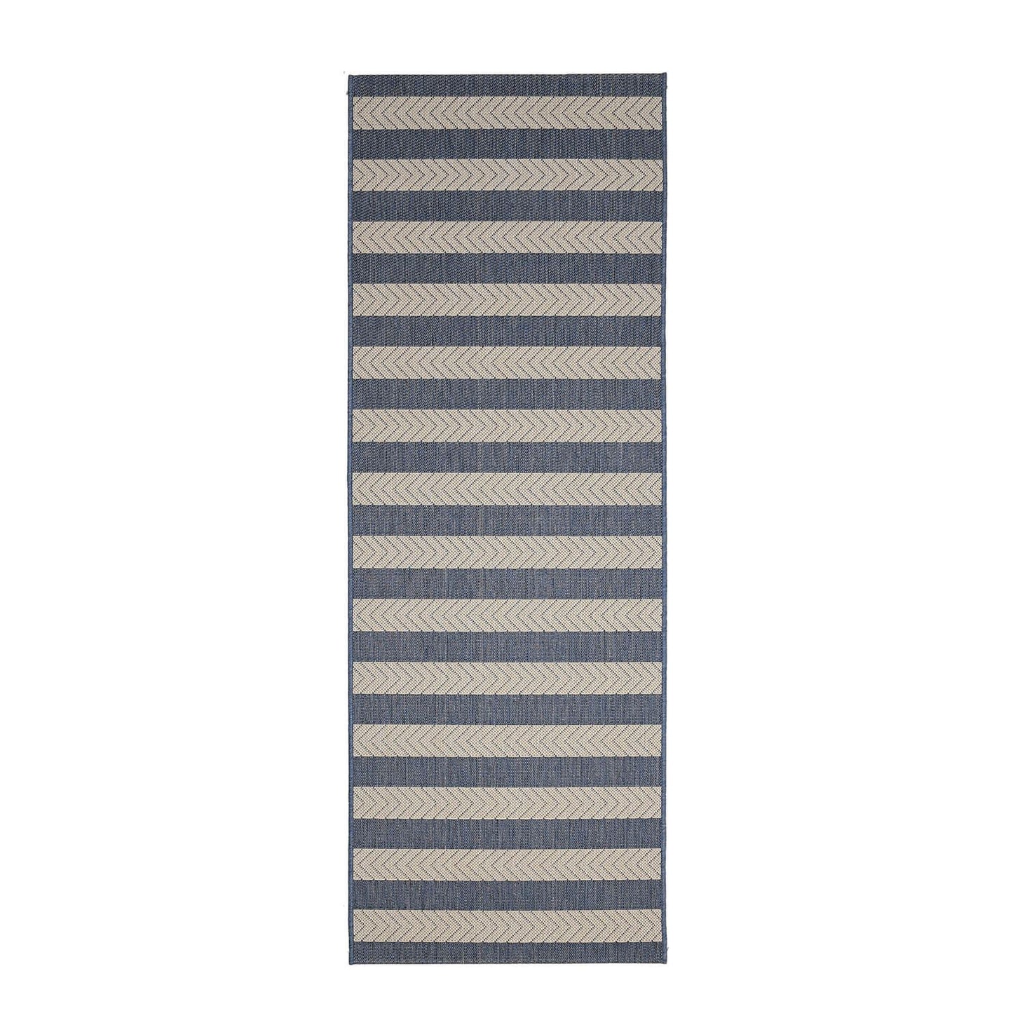 County Stripe Navy Rug