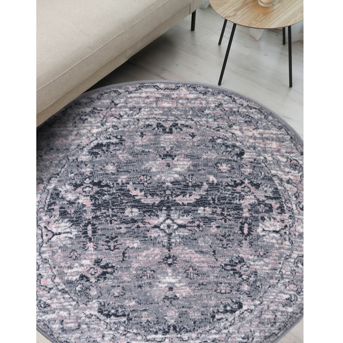 Maestro New Trad Grey/Pink Traditional Rug