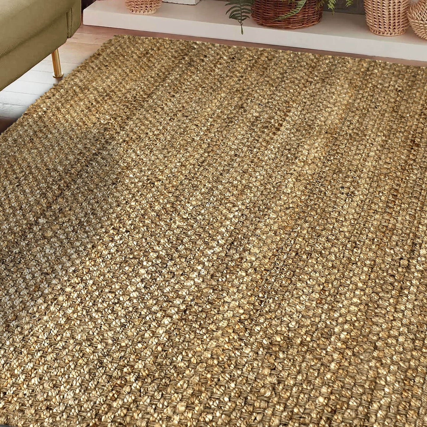 Indian Jute Natural Rug