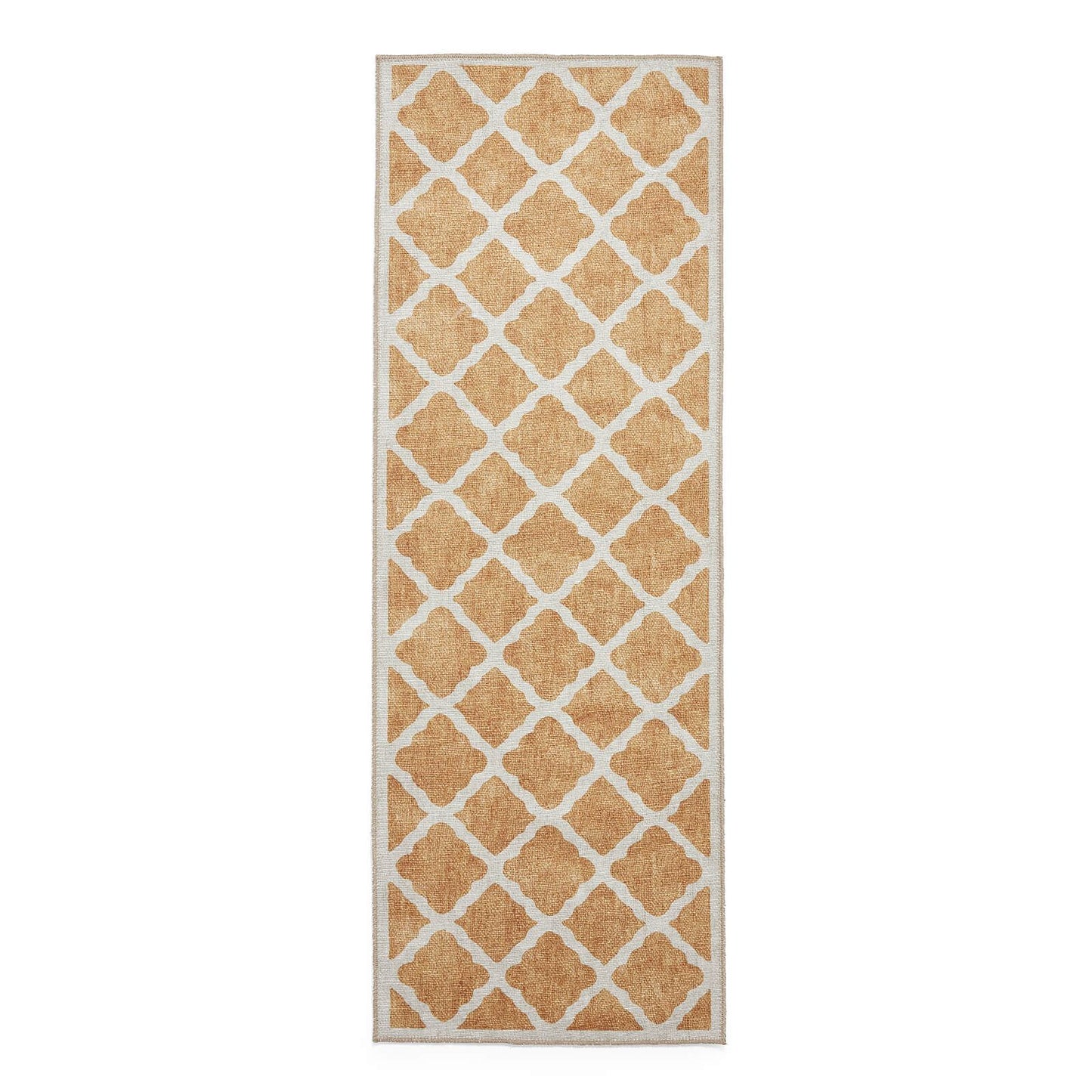 Coral H1063 Yellow Modern Washable Rug