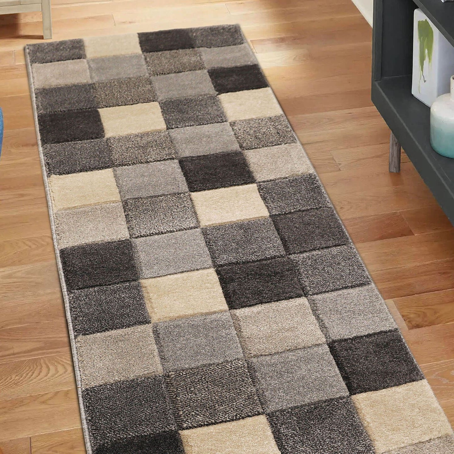Newport Blocks Grey Blocks Rug