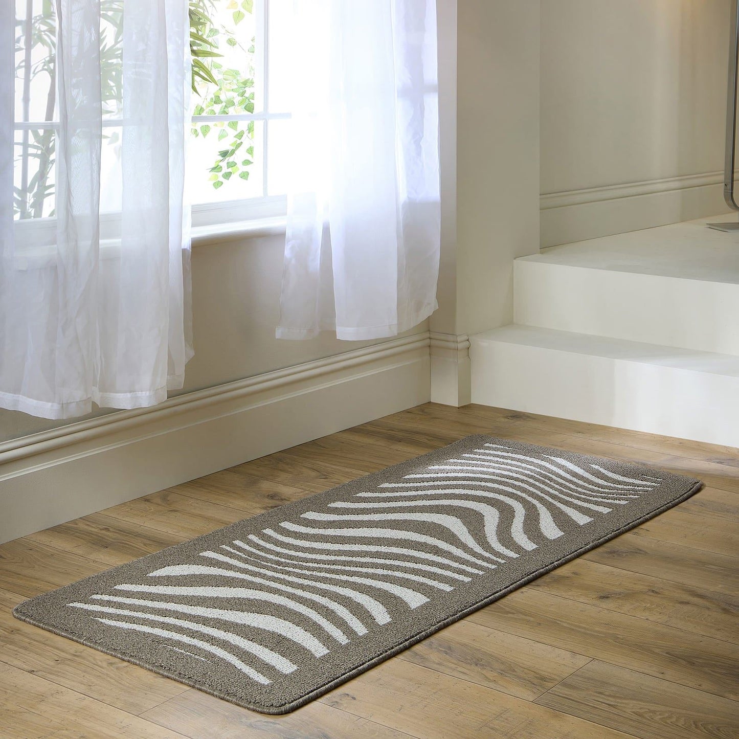 My Mat Sculptured Patterned Waves Rug
