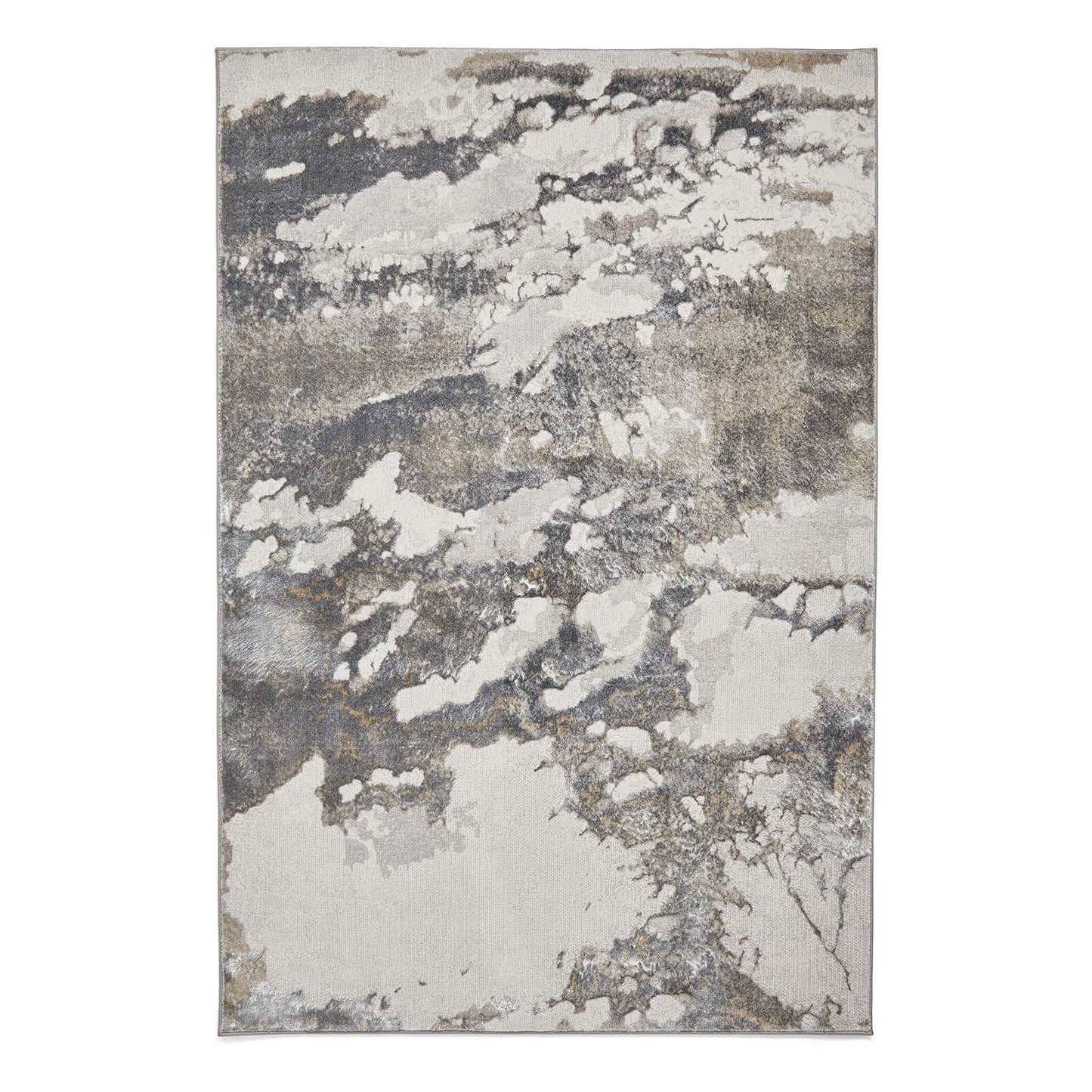 Tidal TL447 Silver/Dark Grey Modern Abstract Rug