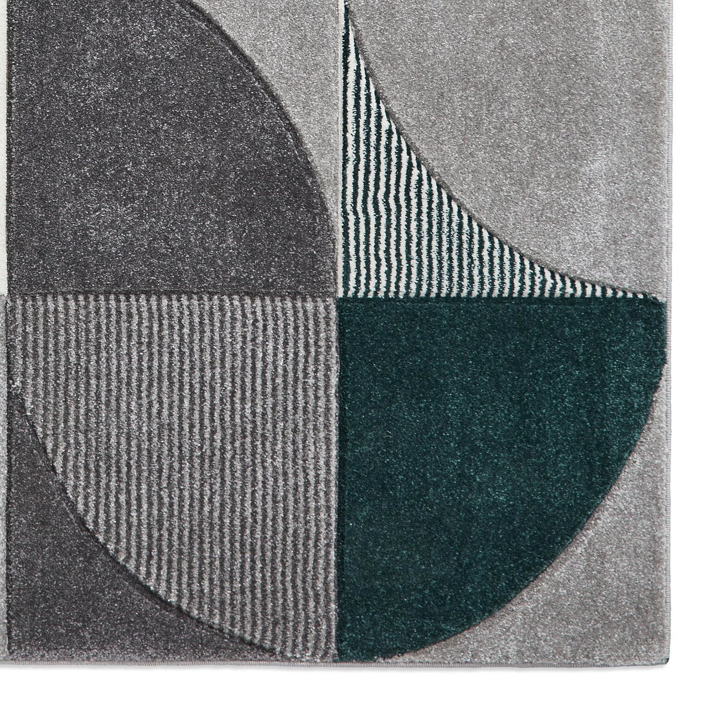 Matrix MT63 Grey/Green Modern Rug
