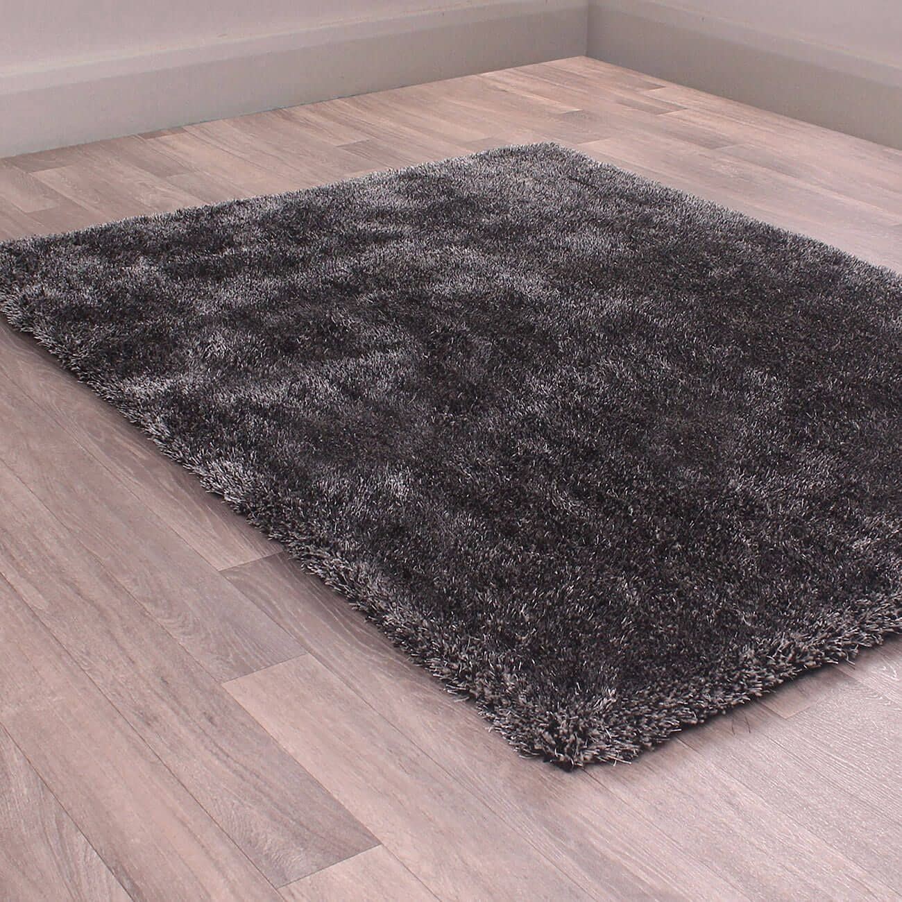 Indigo Plain Charcoal Rugs