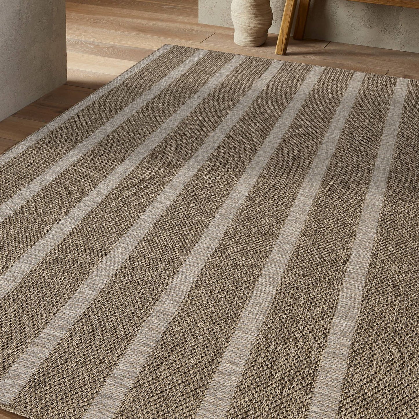 Summer Stripe Natural Rug