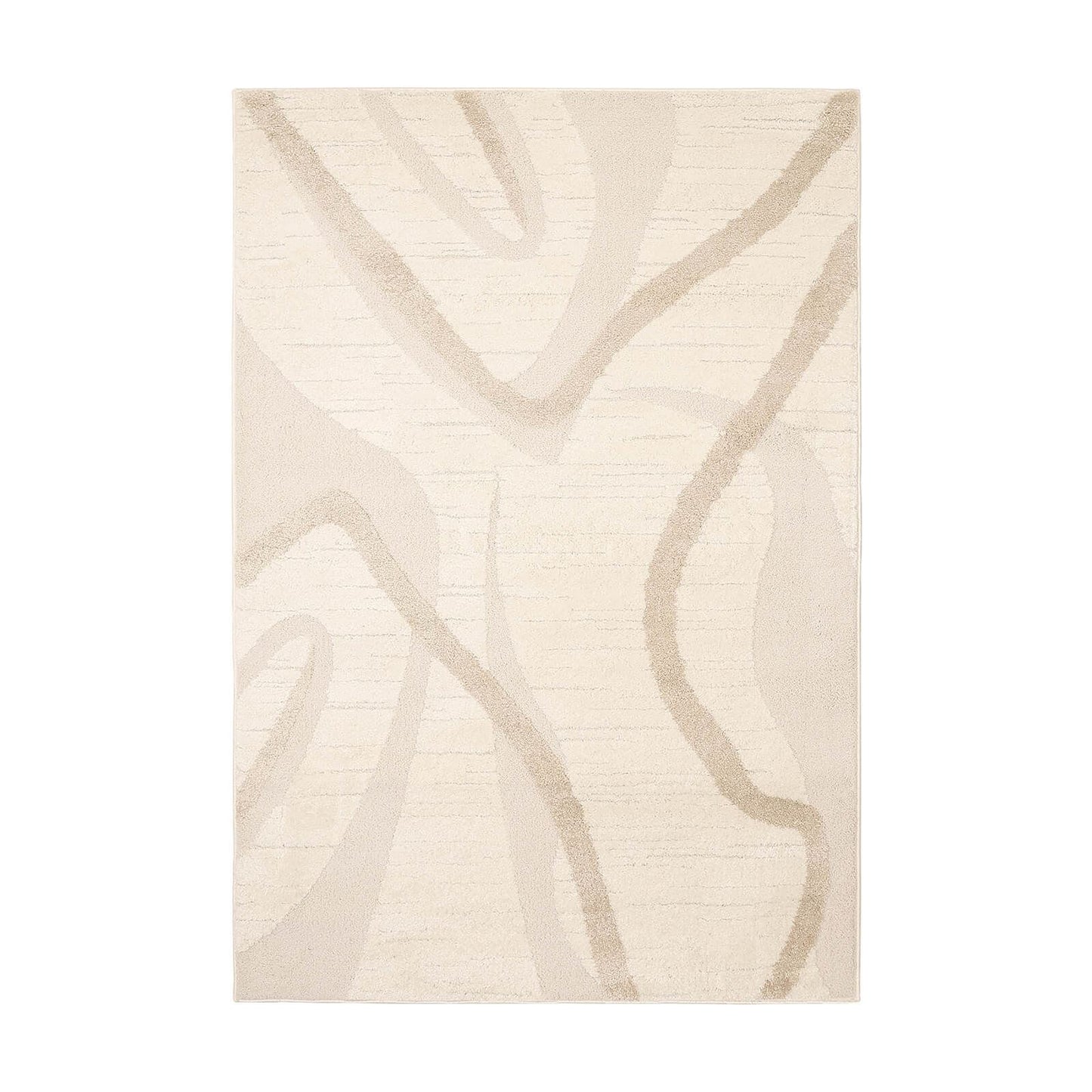 Ava Pave Cream Semi Plain Rug