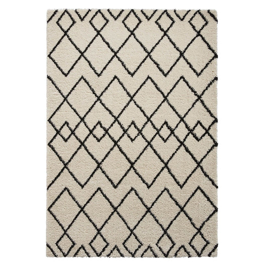 Royal Nomadic A638 White/Black Modern Rug