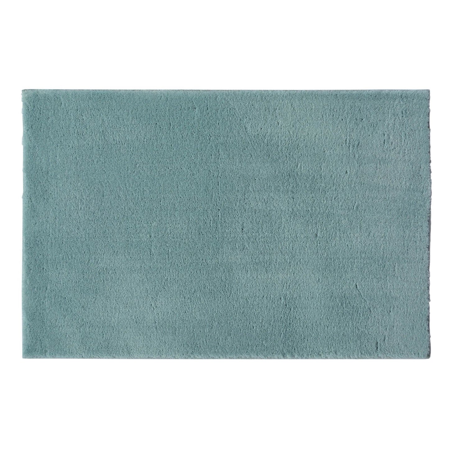 Royale Bathmat Blue Plain Rug - 050 X 070cm (1ft 6" x 3ft 0")
