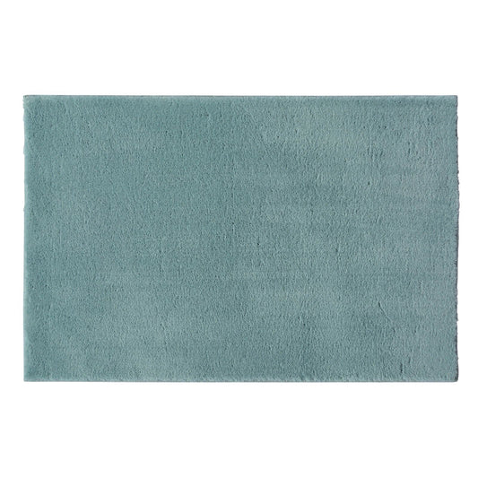 Royale Bathmat Blue Plain Rug - 050 X 070cm (1ft 6" x 3ft 0")