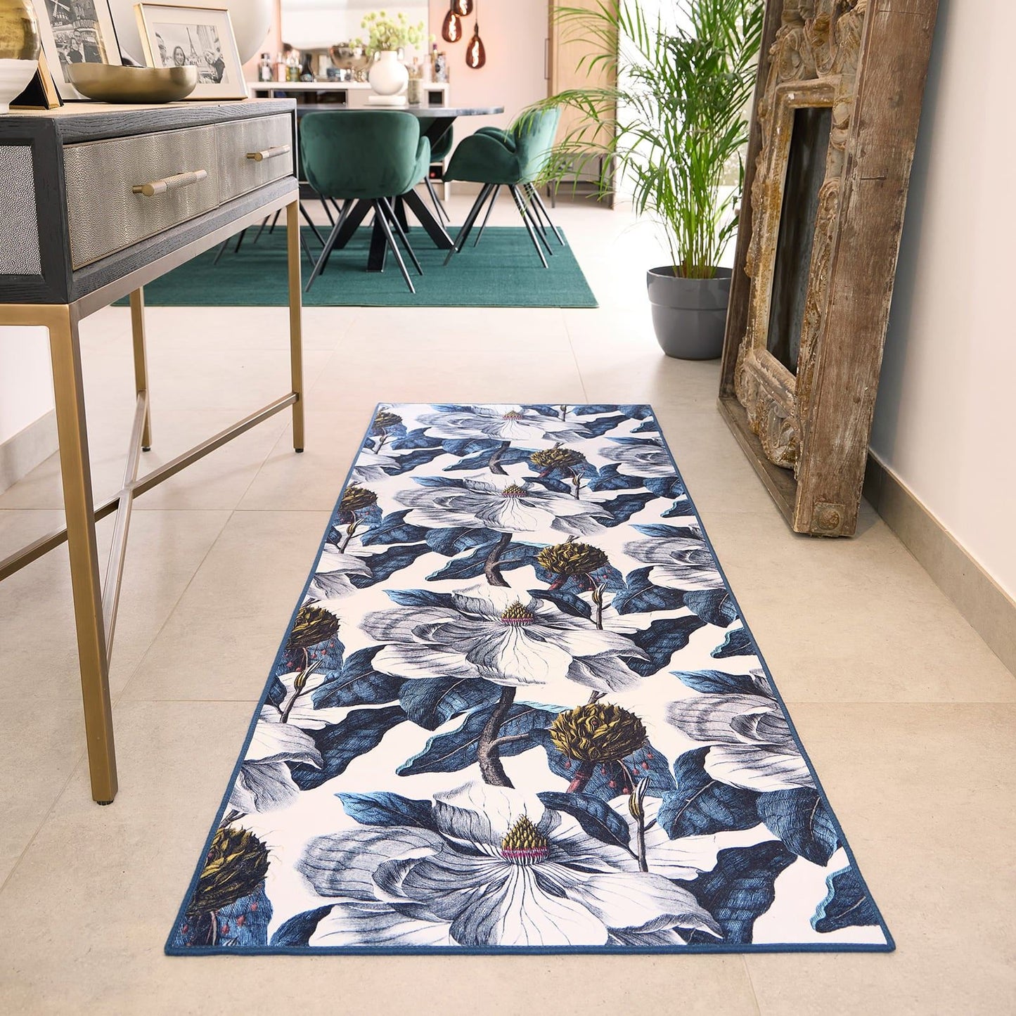 Hug Rug Eco-Washable Magnolia Garden Rug
