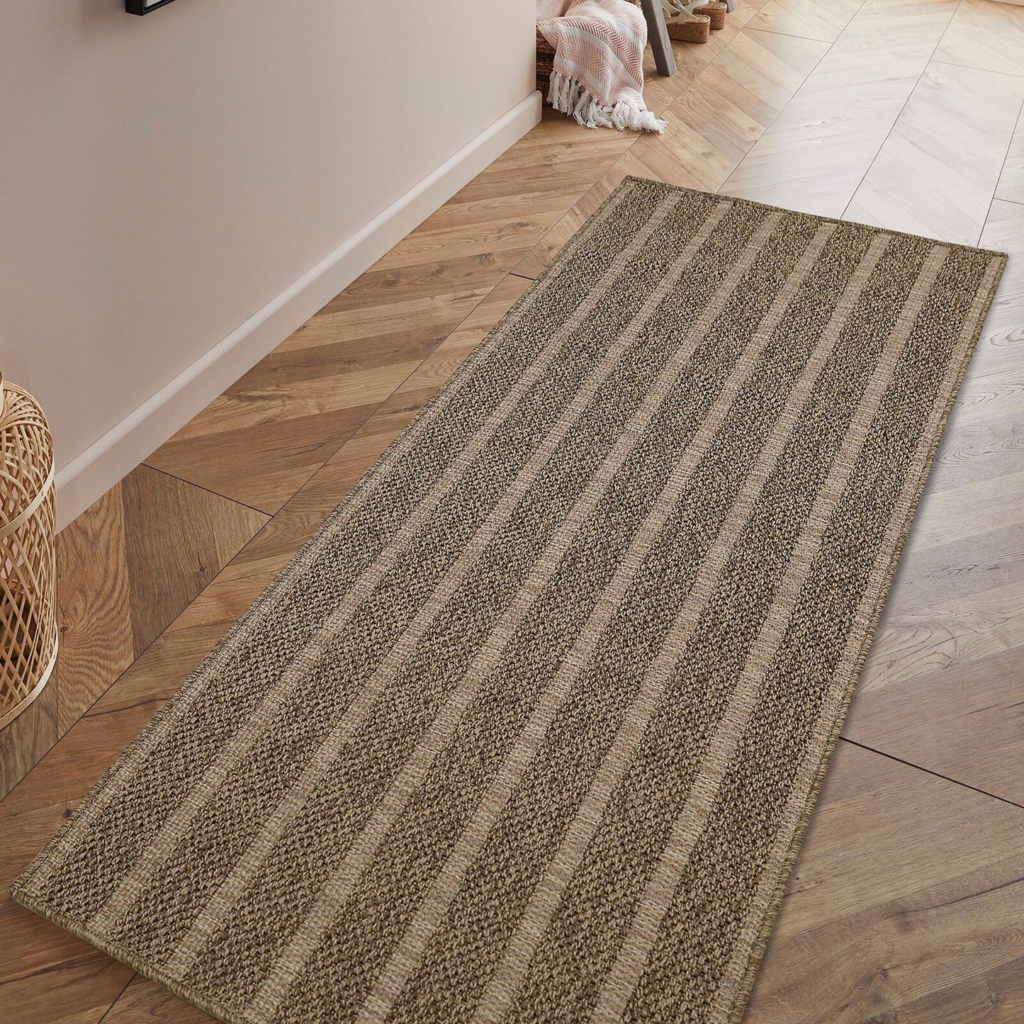 Summer Stripe Natural Rug