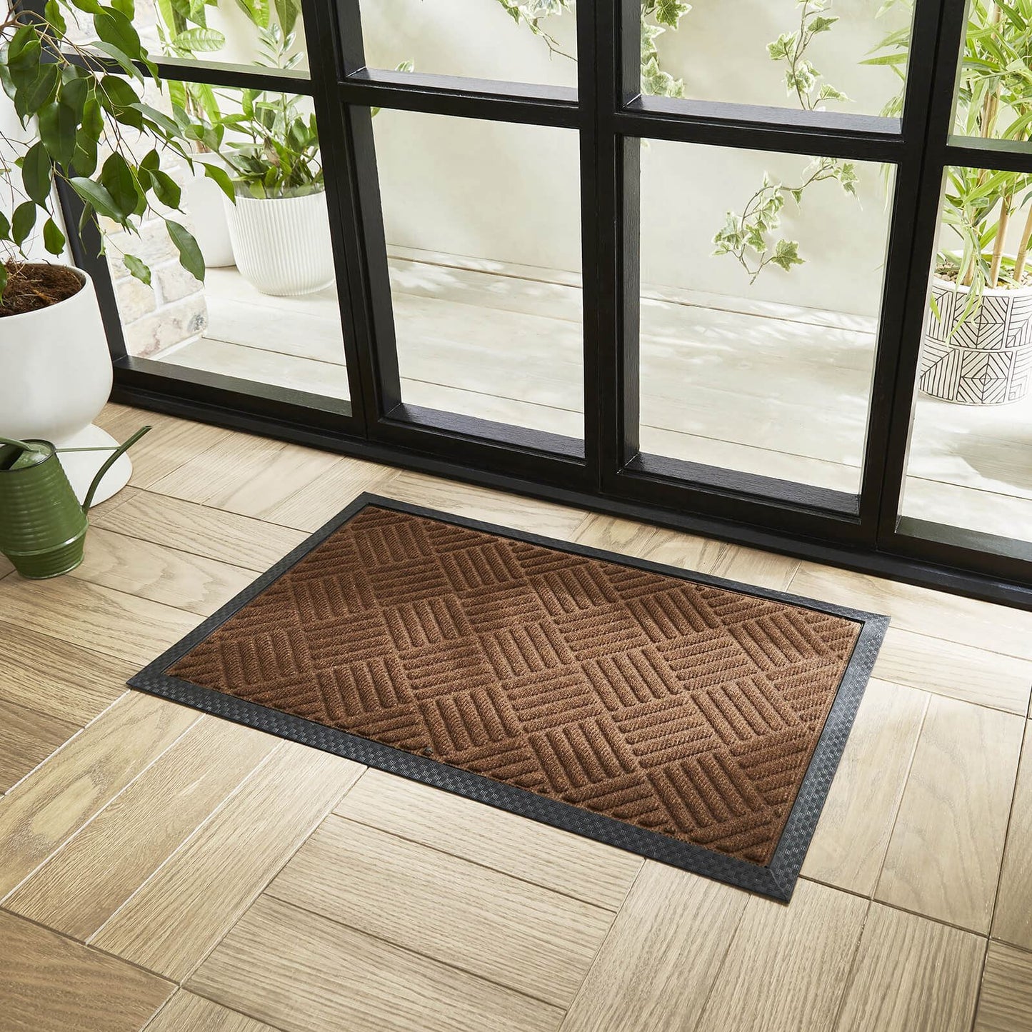 Doormat Dark Brown Utility Rug