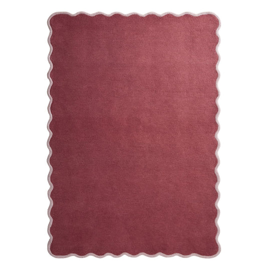 Origins Scalloped Elsie Coral/Lilac Rug