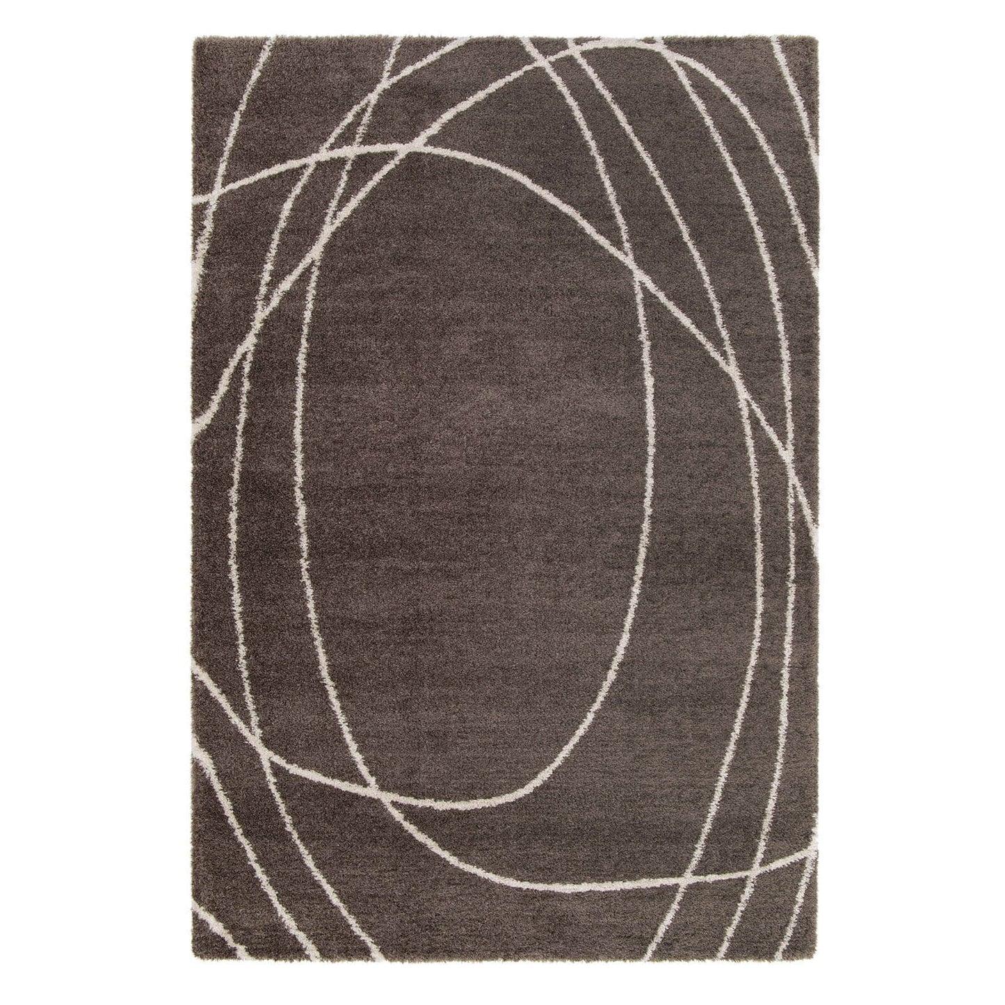 Halo Squiggle Taupe Swirl Rug