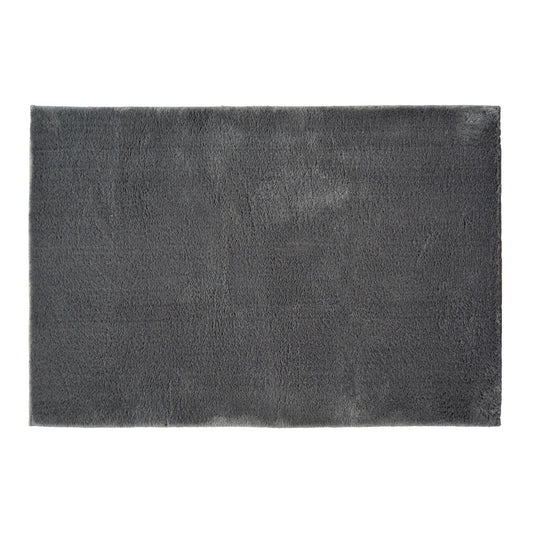 Royale Bathmat Anthracite Plain Rug - 050 X 070cm (1ft 6" x 3ft 0")
